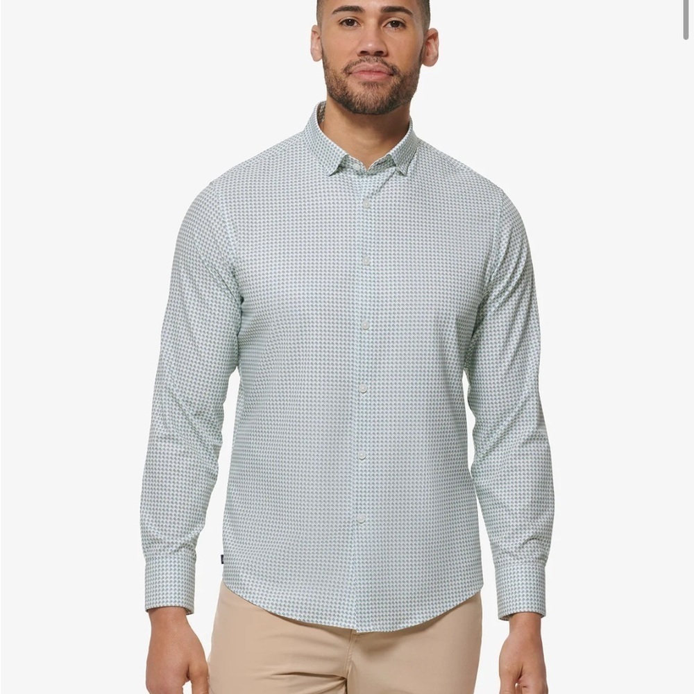 Mizzen + Main Leeward No Tuck Dress Shirt Men's XXL